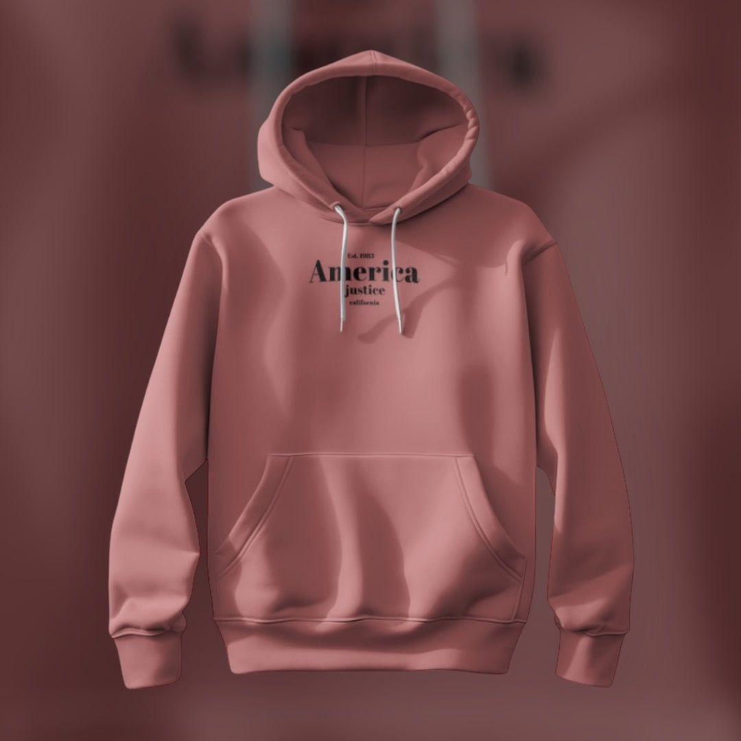 pink and black hoodie