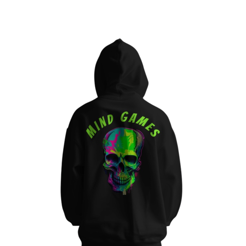 black and green hoodie